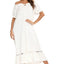 Lace Detail Short Sleeve Lounge Dress - Korvel