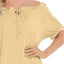 Lace Detail Short Sleeve Lounge Dress - Korvel