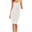 Lace Detail V-Neck Spaghetti Strap Lounge Dress - Korvel