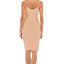 Lace Detail V-Neck Spaghetti Strap Lounge Dress - Korvel