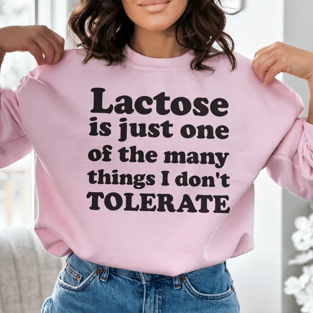 La lactosa es solo una de las muchas cosas que la sudadera