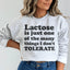 La lactosa es solo una de las muchas cosas que la sudadera