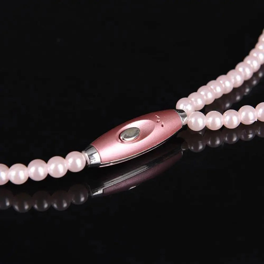 Luxury Pearl Necklace In-Ear Headphones