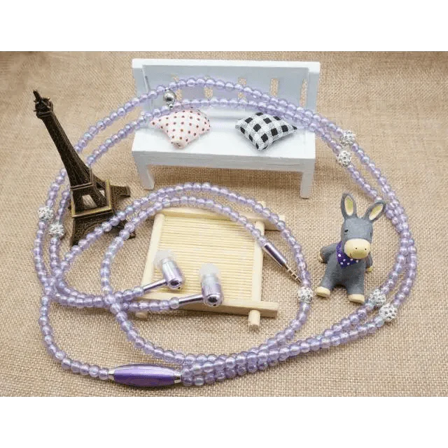 Luxury Pearl Necklace In-Ear Headphones