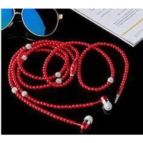 Luxury Pearl Necklace In-Ear Headphones