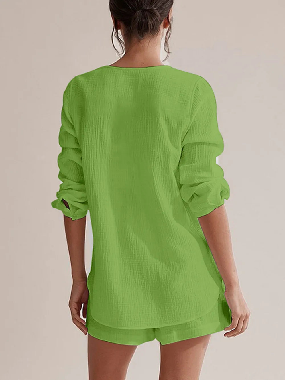 Ladies' Pure Cotton Gauze Summer Pajamas
