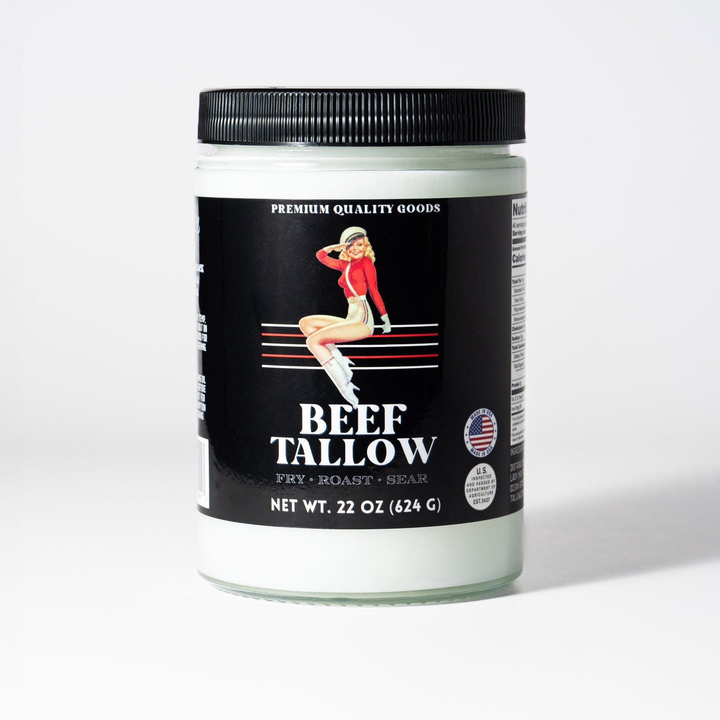 22oz Premium Grass-Fed Beef Tallow | Restaurant-Grade Cooking Fat