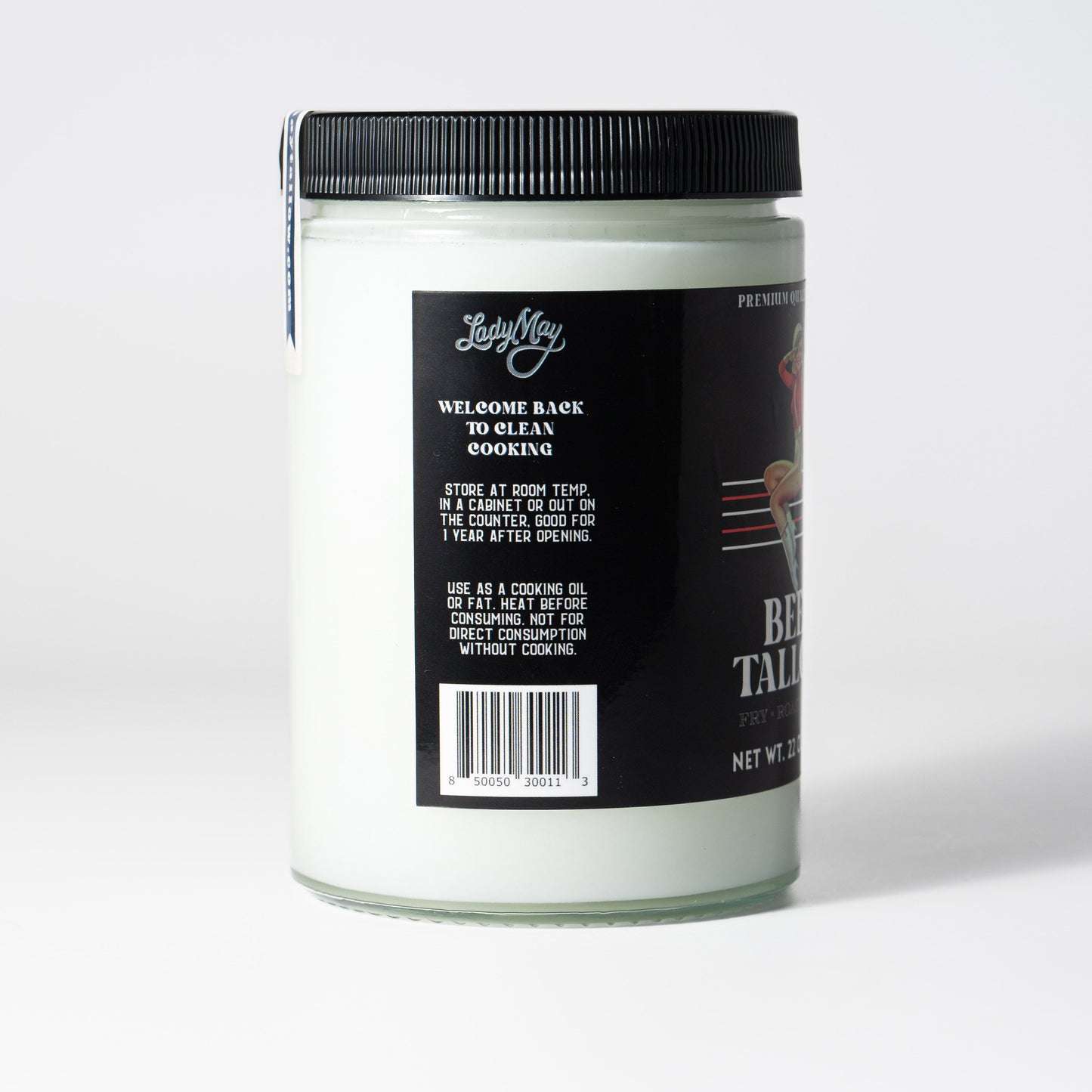 22oz Premium Grass-Fed Beef Tallow | Restaurant-Grade Cooking Fat