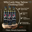 Premium Grass-Fed Beef Tallow Cooking Oil - Choose Your Flavor
