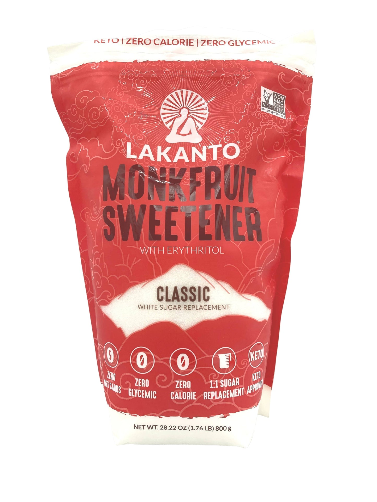Monkfruit Sweetener with Erythritol - Premium Sugar Alternative