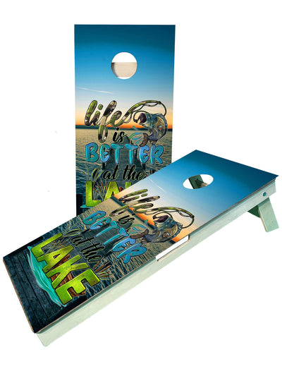 Elevate Your Game with Premium Lake Life Cornhole Boards - Korvel