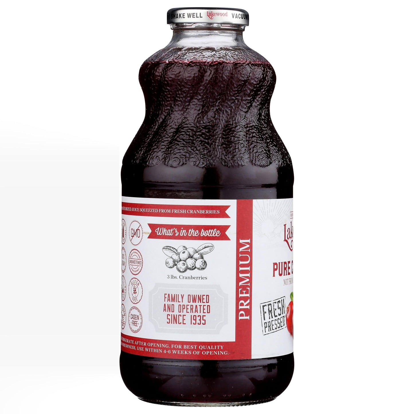 Jus de Cranberry Pur Lakewood