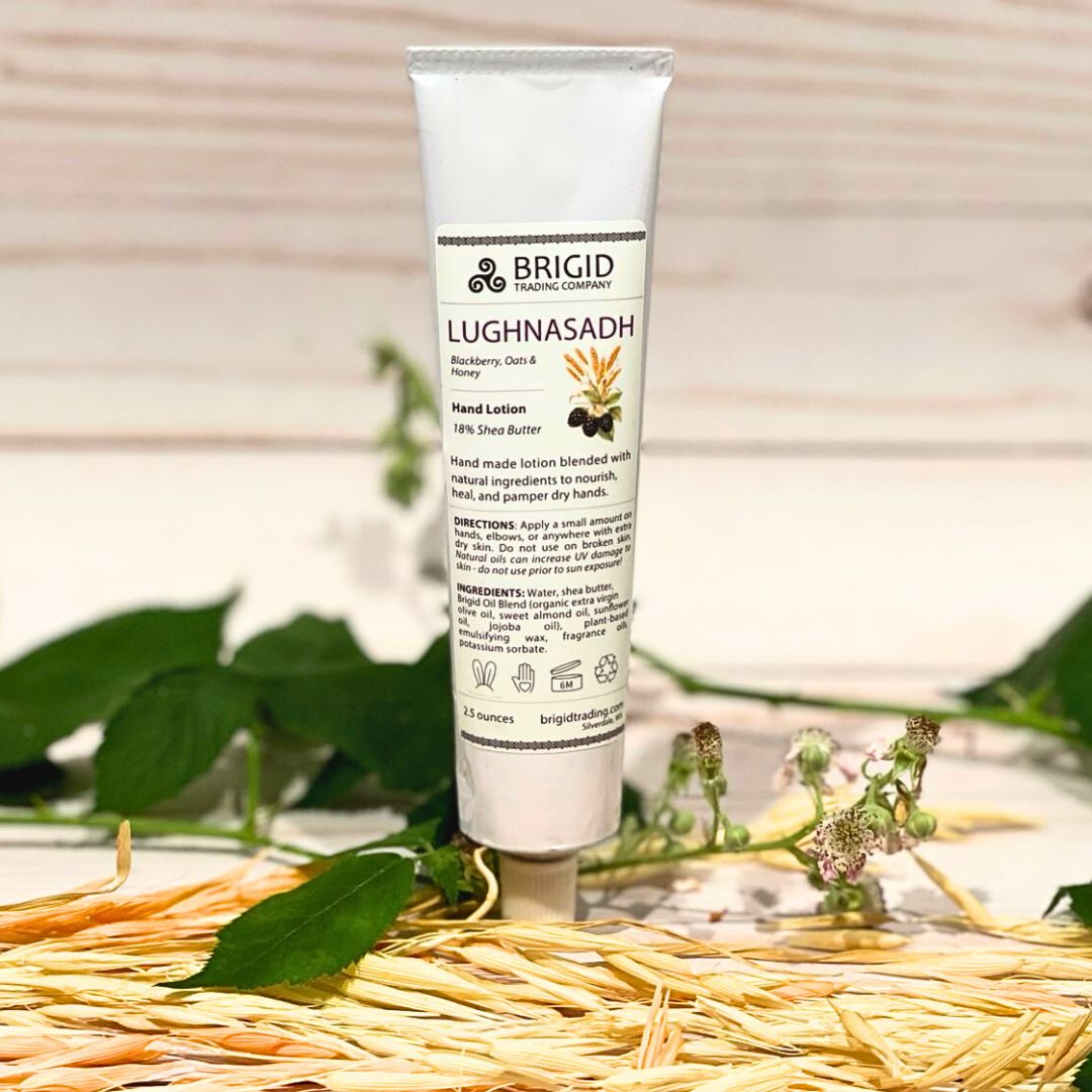 Lughnasadh Harvest Hand Lotion - Blackberry, Oat & Honey Infusion - Korvel