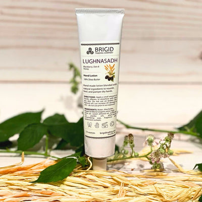 Lughnasadh Harvest Hand Lotion - Blackberry, Oat & Honey Infusion - Korvel