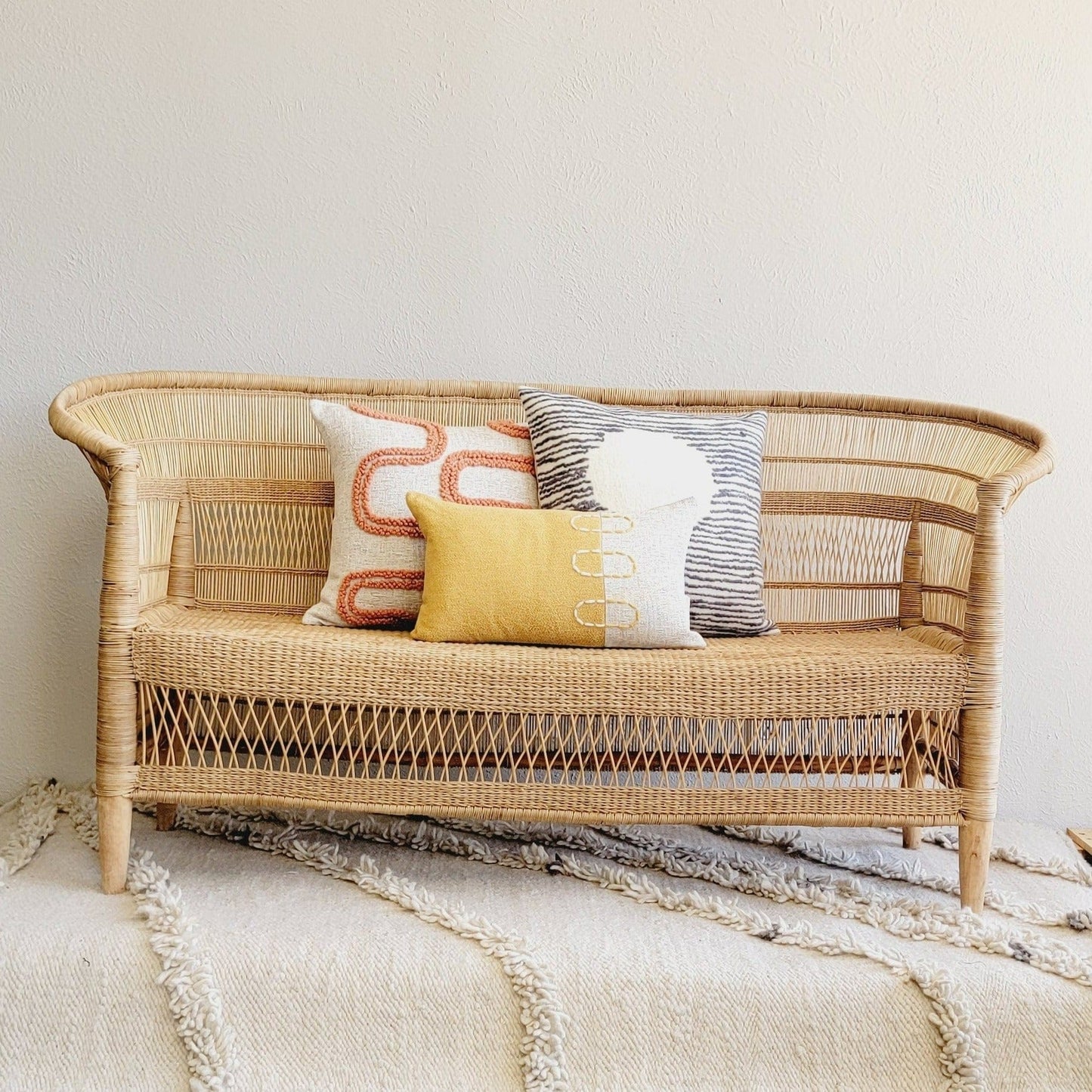 Coussin à motifs de paysages