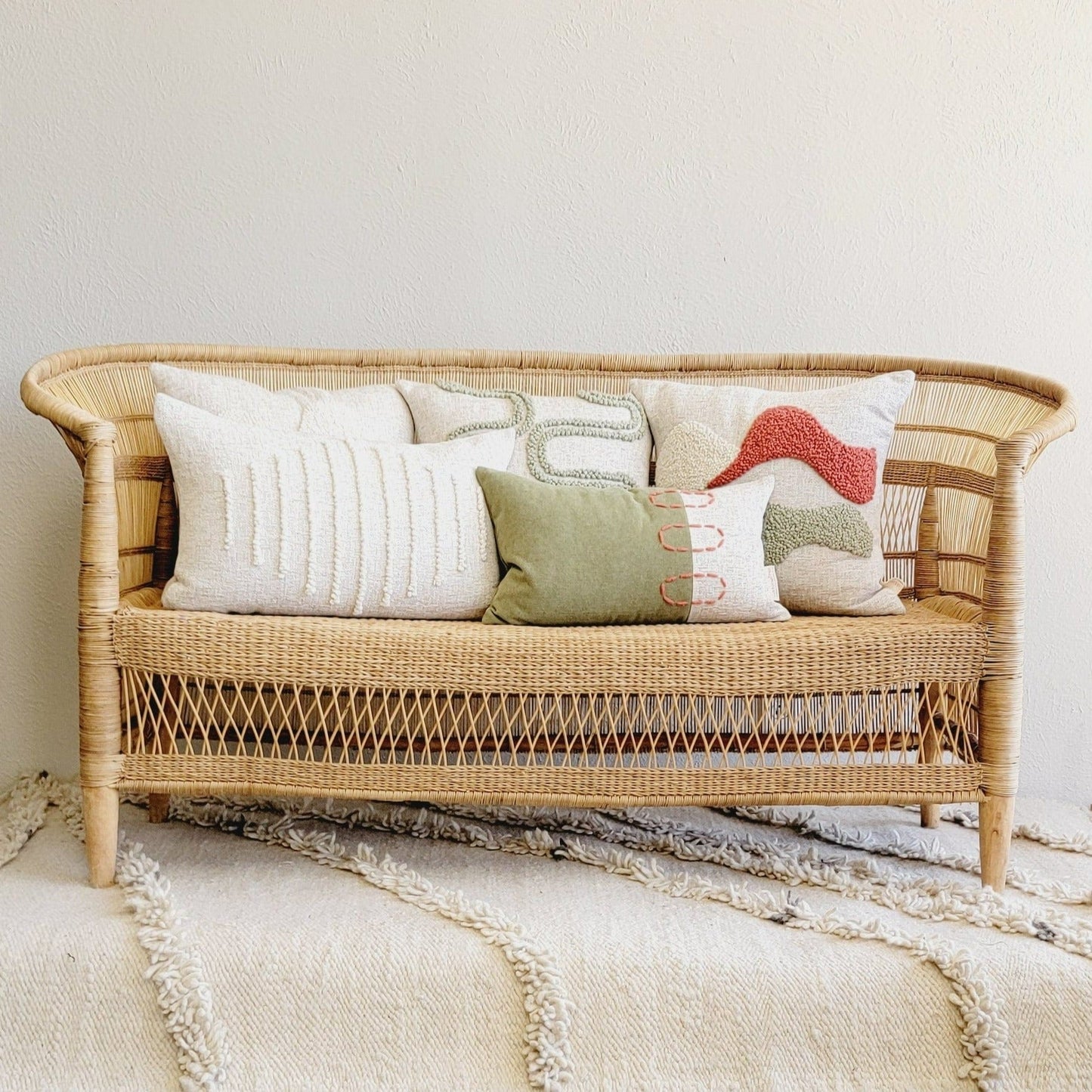 Coussin à motifs de paysages