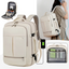 Large Capacity Backpack For Women Men Multiple Pockets And Zippers Versatile Computer Bags Business Travel Backpack - Korvel