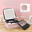 Large Capacity LED Mirror Makeup Bag - Portable & Waterproof