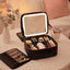 Large Capacity LED Mirror Makeup Bag - Portable & Waterproof