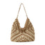 Large capacity woven bag, women's new fashionable single shoulder grass woven bag - Korvel