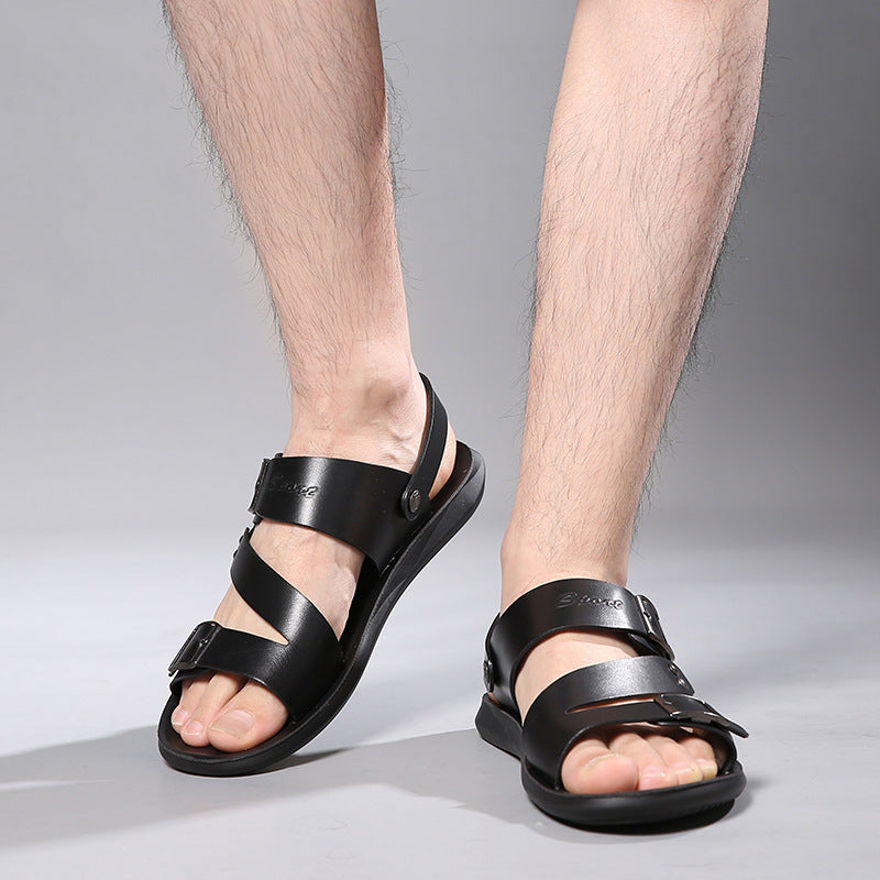 Sandales Premium pour Hommes à Double Usage - Chaussures de Plage Grande Taille