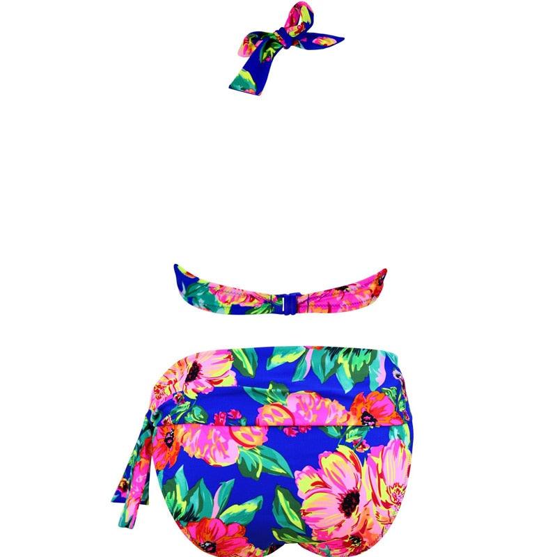 Conjunto de Bikini de Cintura Alta Premium para Mujeres