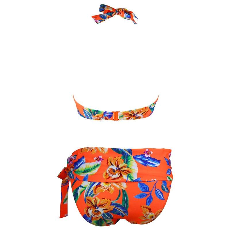 Conjunto de Bikini de Cintura Alta Premium para Mujeres