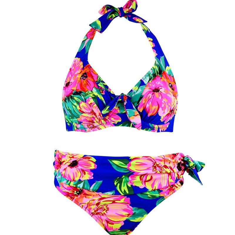 Conjunto de Bikini de Cintura Alta Premium para Mujeres