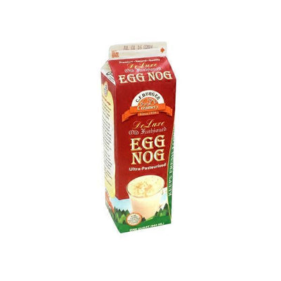 CF Burger Egg Nog, De Luxe, Old Fashioned
