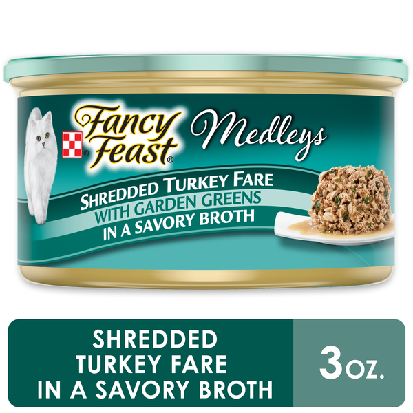 Purina Fancy Feast Medleys Nourriture pour chat au dinde effilochée
