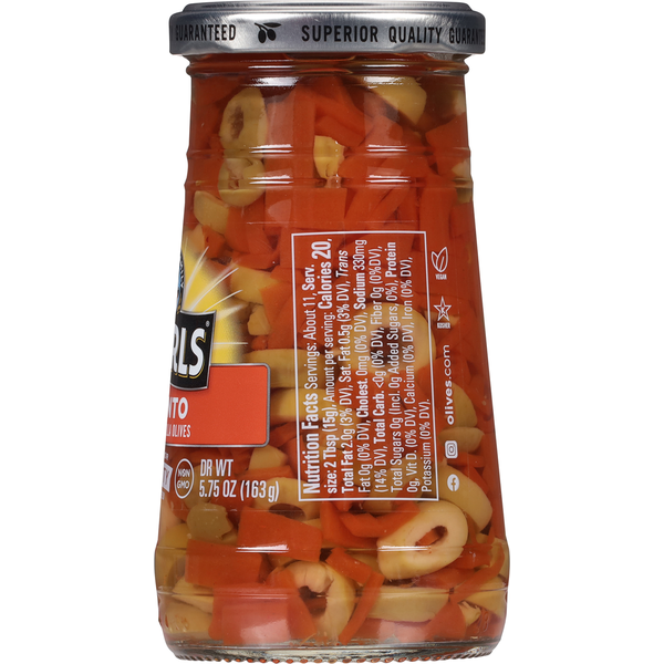 Aceitunas Manzanilla Sliced Pimiento Pearls