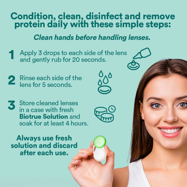 Solución para lentes de contacto multiusos Bausch & Lomb