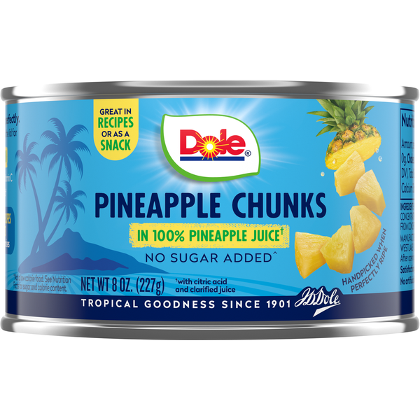 Dole Pineapple Chunks - Juicy and Delicious