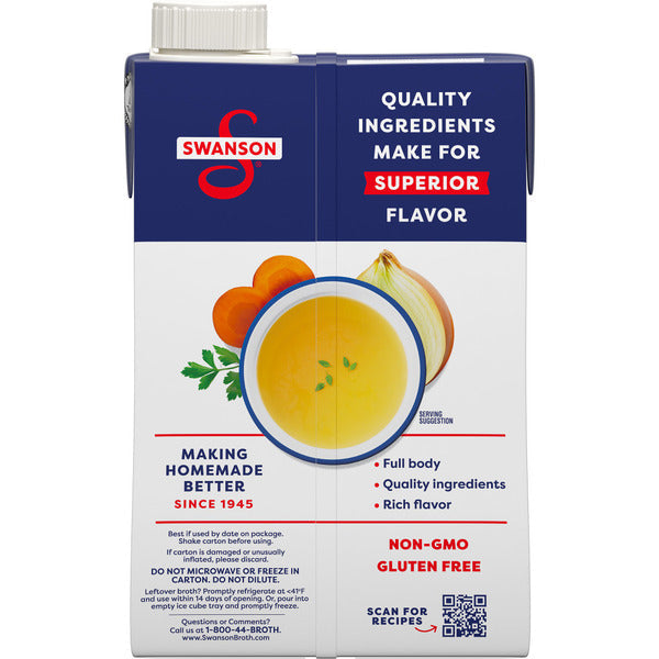 Caldo de Pollo Swanson Natural Goodness 33% Menos Sodio