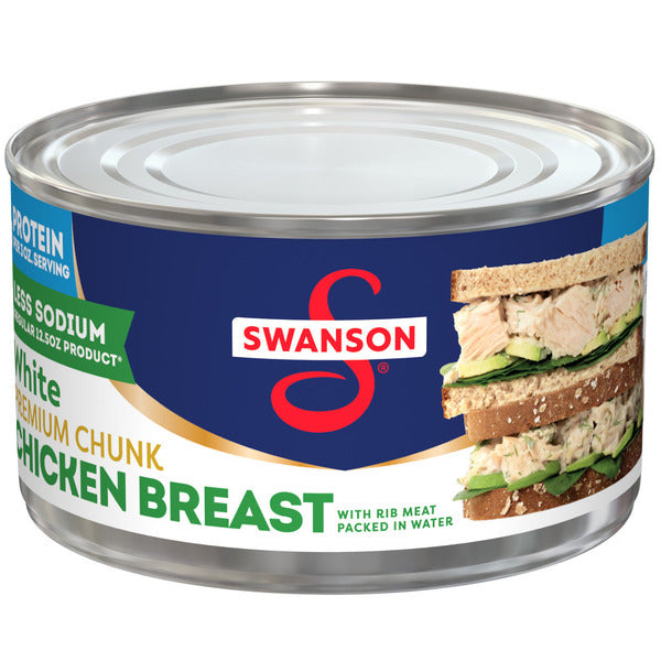 Swanson's Premium Chunk Canned Chicken Breast - 25% Less Sodium