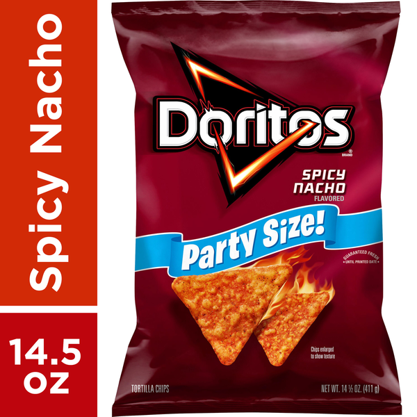 Doritos Spicy Nacho Tortilla Chips - 14.5 Oz