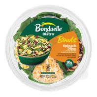 Bol de salade Bonduelle Bistro épinards Dijon