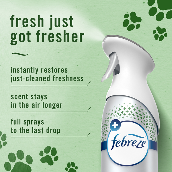 Spray désodorisant Febreze Air Mist - Combat les odeurs d'animaux