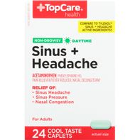 TopCare Non-Drowsy Sinus & Headache Relief Capsules