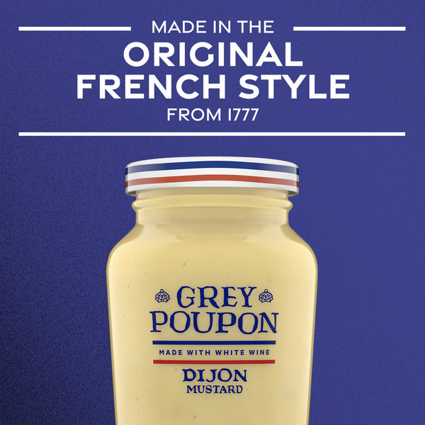 Moutarde de Dijon Grey Poupon - Expérience de Saveur Premium