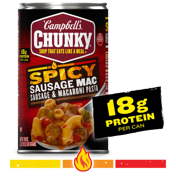 Soupe Campbell's Macaroni Saucisse Épicée