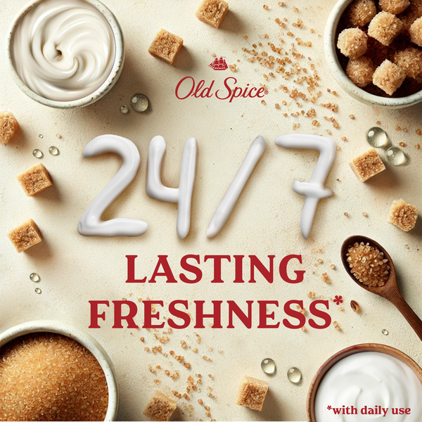 Old Spice Gel de Ducha para Hombre - Azúcar Moreno y Manteca de Cacao