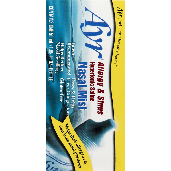 Ayr Nasal Mist for Allergy and Sinus Relief