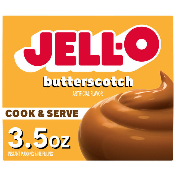Mélange de Pudding et de Garniture à Tarte Jell-O au Caramel Beurre