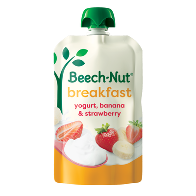 Beech-Nut Breakfast Stage 4 Toddler Food, Yogurt Banana & Strawberry