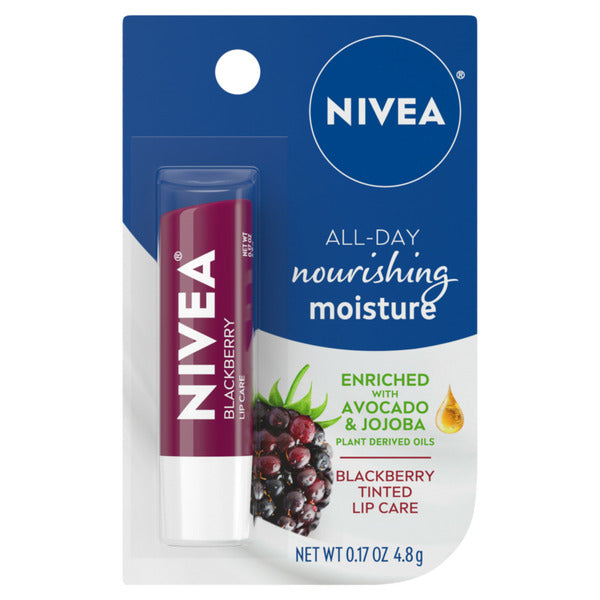 NIVEA Blackberry Flavored Tinted Lip Balm