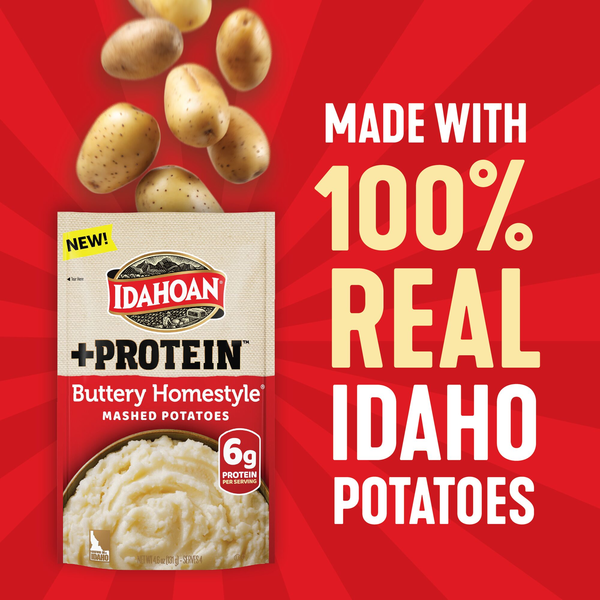 Puré de Papas Buttery Homestyle con Proteína Idahoan®, 4 Porciones