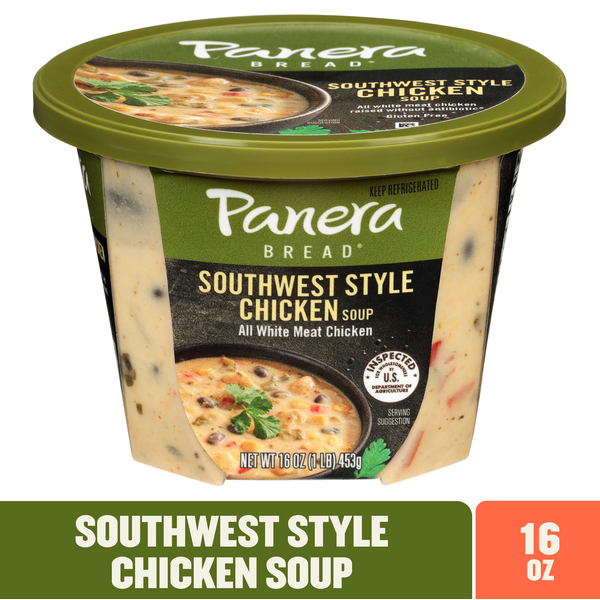 Soupe au poulet style sud-ouest de Panera Bread