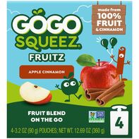 GoGo Squeez Manzana Canela Sin Azúcar Añadido