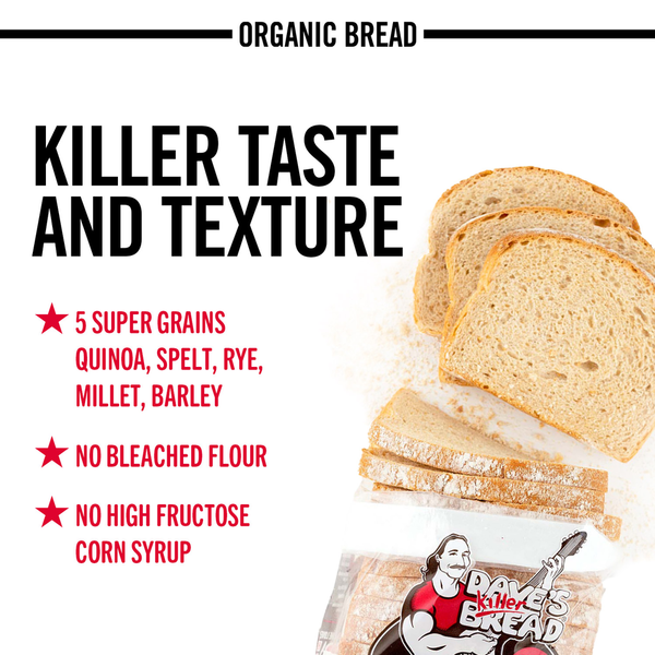 Artisan-Style Organic White Bread - 24 oz Loaf